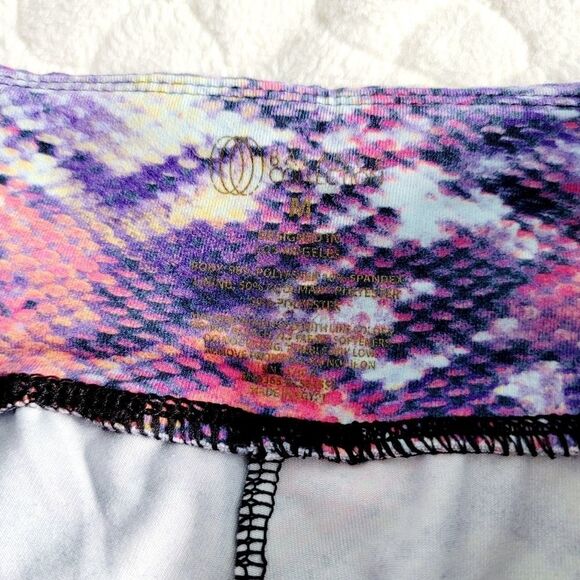 Balance Collection leggings butter soft medium colorful rainbow reptile - Picture 4 of 8